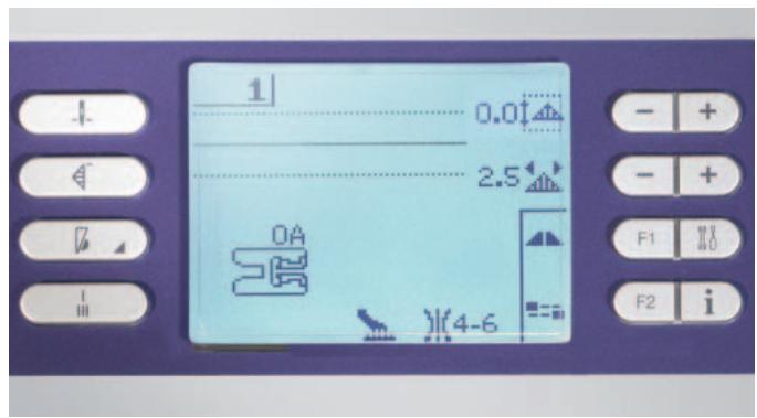 PFAFF EXPRESSION LINE - Illuminated Graphic Display - 1