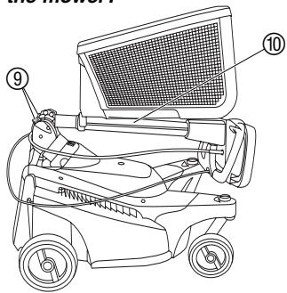 GARDENA 34 E - Storing/transporting the mower: - 1
