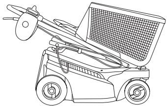 GARDENA 34 E BASICMOVE - Storing / transporting the mower: - 1