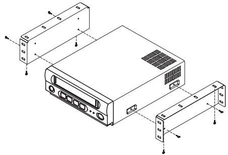 DAEWOO CVP9700 - Installation des supports de fixation - 2
