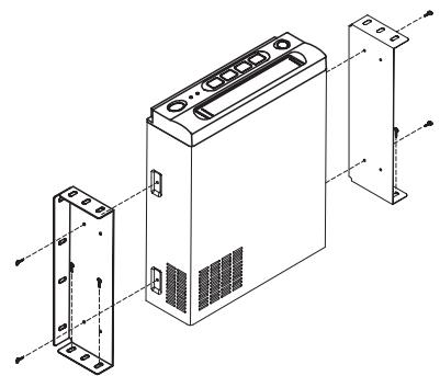 DAEWOO CVP9700 - Installation des supports de fixation - 3
