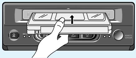 DAEWOO CVP9700 - Inserer/ejecter une cassette - 1