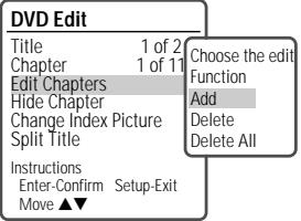 DAEWOO DF-4100 - Edit Chapters - 3