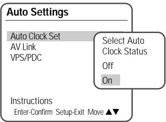 DAEWOO DF-4100 - Auto Clock Set - 1