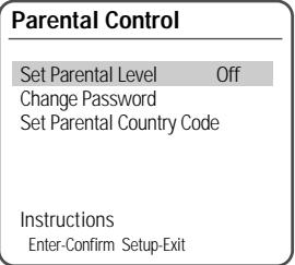DAEWOO DF-4100 - Set Parental Level - 4