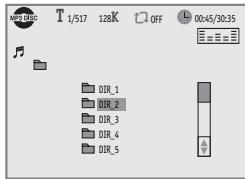DAEWOO DQD-2112S - Afficher le mode du disque en cours de lecture à l'écran - 3