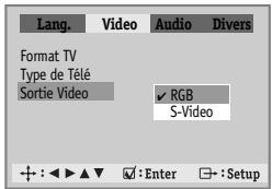 DAEWOO DQD-2112S - Sélection du type de téléviseur - 2
