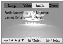 DAEWOO DQD-2112S - Configuration audio - 1
