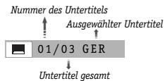 DAEWOO DQD-2113D - Drücken Sie die Taste SUBTITLE [UNTERTITEL] wiederholt, bis Ihre bevorzugte Sprache angezeigt wird. - 1