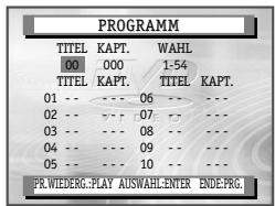 DAEWOO DQD-2113D - Drücken Sie die PROGRAM- Taste ("Programmieren") während sich das Gerät im Stop- oder Wiedergabe-Modus befindet. - 1