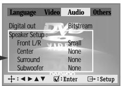 DAEWOO DQD-6100D - While DISC STOP or Resume STOP, press [SETUP] button. - 1