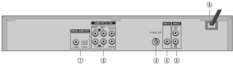 DAEWOO DQD-6100D - Rear Panel - 1
