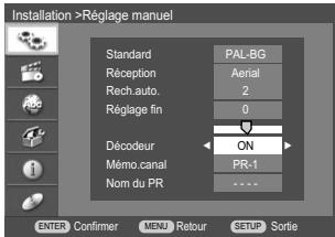 DAEWOO DRV-6725 - Réglage manuel - 7