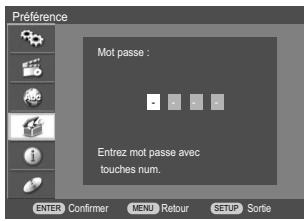 DAEWOO DRV-6802SV - Réglage du niveau de contrôle parental - 3