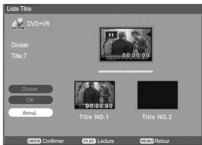 DAEWOO DRV-6802SV - Division d'un titre DVD - 2