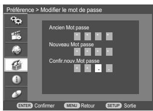 DAEWOO DRV-6802SV - Changement de mot de passe - 2