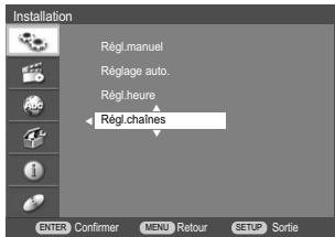 DAEWOO DRV-6802SV - Réglage des canaux - 1