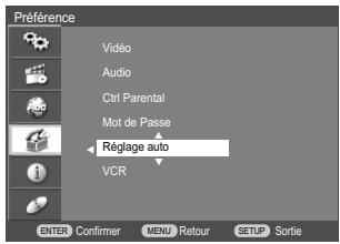 DAEWOO DRV-6802SV - Préférence > réglages automatiques - 1