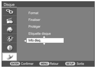 DAEWOO DRV-6802SV - Disque > info disque - 1