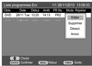 DAEWOO DRV-6802SV - Programmation d'enregistrements - 3