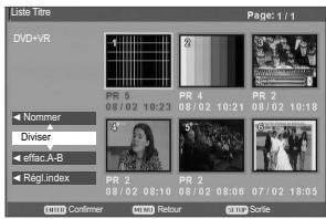 DAEWOO DRV-6802SV - Division d'un titre DVD - 1