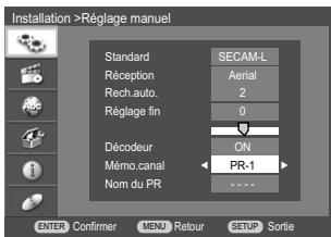DAEWOO DRV-6802SV - Réglage manuel - 8