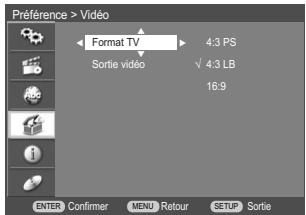 DAEWOO DRV-6802SV - Format de l'image du téléviseur - 1