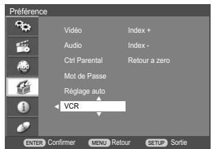 DAEWOO DRV-6802SV - Préférence > magnétoscope - 1