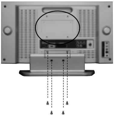 DAEWOO DSL-15D3  - annexe 1 - Attaching a Wall or Arm mounting device - 1