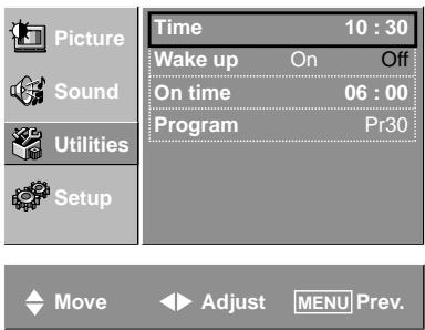 DAEWOO DSL-15D3  - annexe 1 - Time setting - 2
