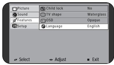 DAEWOO DSL-20D1T - Language Selection - 1