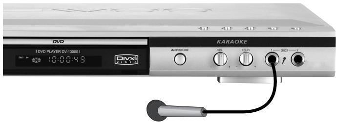 DAEWOO DV-1300S - MIKROPHONBETRIEB - 1