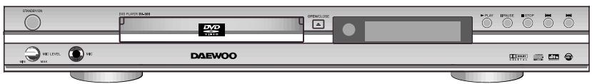 DAEWOO DV-500 - OWNER'S MANUAL - 2