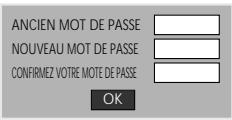 DAEWOO DVD820 - Changement de mot de passe. - 2