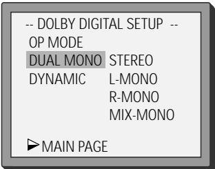 DAEWOO DVG-3000N - DVD MENU SETTING - 7