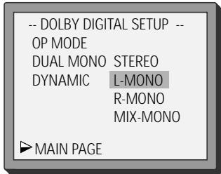 DAEWOO DVG-3000N - DVD MENU SETTING - 8