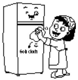 DAEWOO FR-330 - CLEANING YOUR REFRIGERATOR - 3