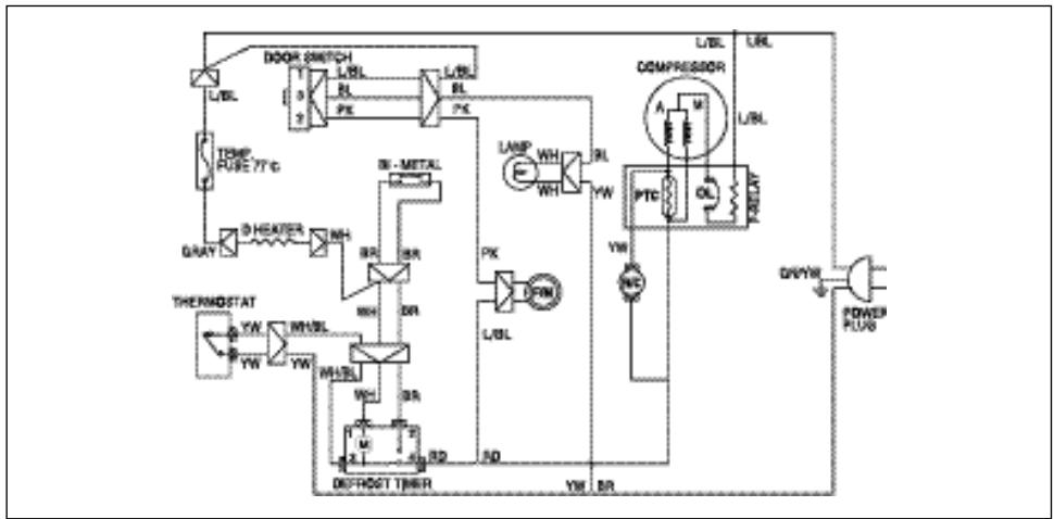 DAEWOO FR-330 - Wiring Diagram - 1