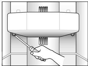 DAEWOO FRS-2041IAL - Change of Freezer Lights - 1