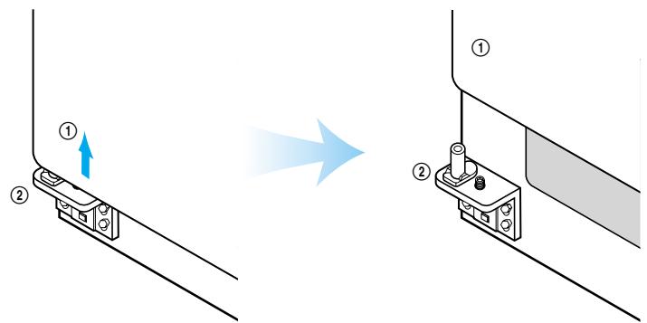 DAEWOO FRS-2041IAL - Removing Freezer Door - 8