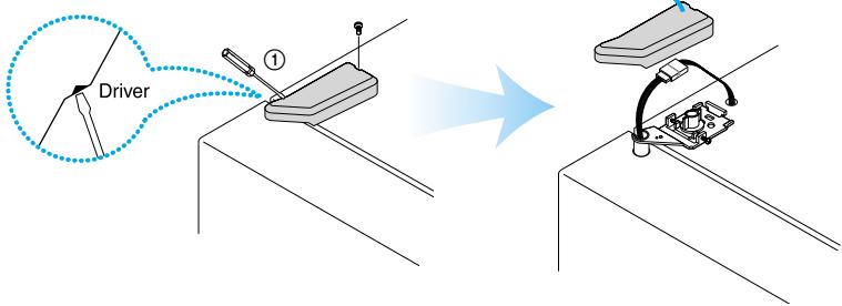 DAEWOO FRS-2041IAL - Removing Freezer Door - 5