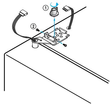 DAEWOO FRS-2041IAL - Removing Freezer Door - 6