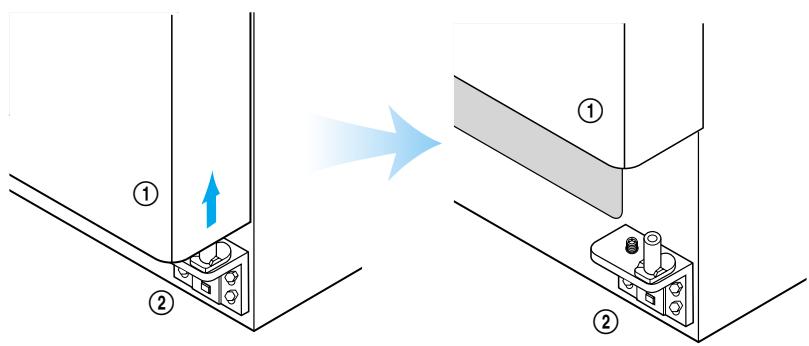 DAEWOO FRS-2041IAL - - Removing Refrigerator Door - 7