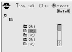 DAEWOO SD-9100 - Confirming the current MP3 disc mode - 1