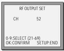 DAEWOO SD-9100 - To the TV via antenna cable (if you are not using a SCART cable) - 2