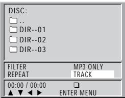 DAEWOO SD-9500 - Playing a disc containing MP3, JPEG files - 8