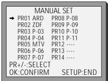 DAEWOO SD-9500 - PR PRESET - 1
