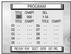 DAEWOO SD-9500 - While STOP or Playback, press [PROGRAM] button. - 1
