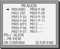 DAEWOO SD-9500 - Clearing programme locations - 1