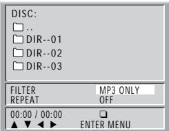 DAEWOO SD-9500 - Playing a disc containing MP3, JPEG files - 6